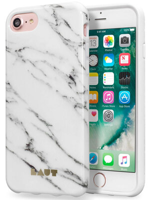 LAUT Huex iPhone 7 hoesje Marble White