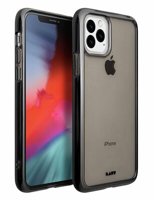 LAUT Crystal Glass iPhone 11 Pro Max H&uuml;lle Schwarz