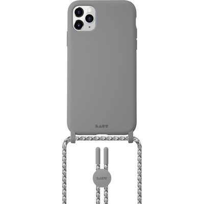 LAUT Pastels Necklace iPhone 12 Pro / iPhone 12 hoesje Grijs