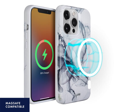 LAUT Huex Ink MagSafe iPhone 13 Pro hoesje Wit