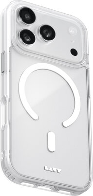 LAUT Crystal M MagSafe iPhone 17 Pro hoesje doorzichtig