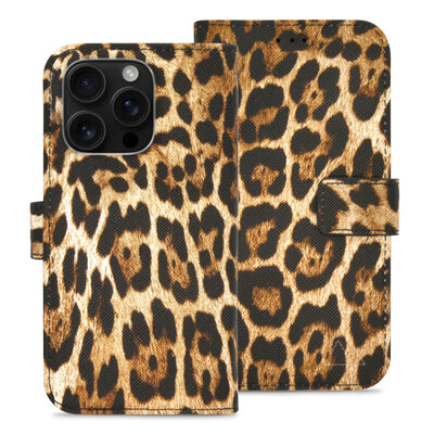 My Style Flex Wallet iPhone 16 Pro Max hoesje leopard