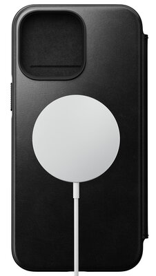 Nomad Horween MagSafe Folio iPhone 14&nbsp;Pro Max hoesje zwart