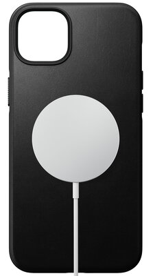 Nomad leren&nbsp;MagSafe iPhone 14 Plus hoesje zwart