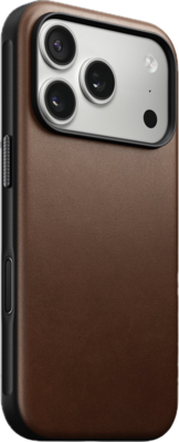 Nomad Modern Leather iPhone 17 Pro Max hoesje bruin