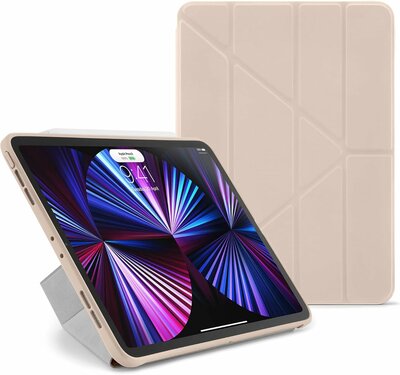 Pipetto Origami TPU iPad Pro 2022 / 2021 11 inch hoesje Roze