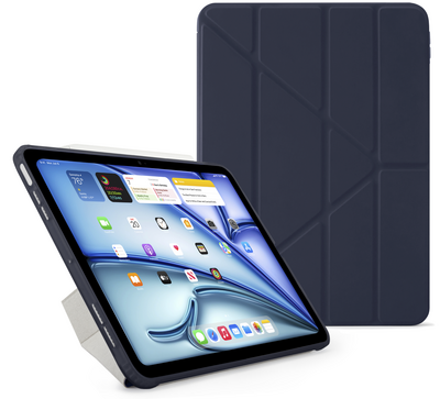 Pipetto Origami iPad Air 11 / 10,9 inch hoesje donkerblauw