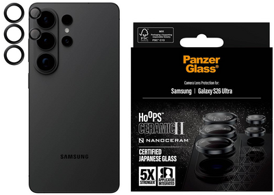 PanzerGlass Hoops Ceramic Galaxy S26 Ultra Lens screenprotector