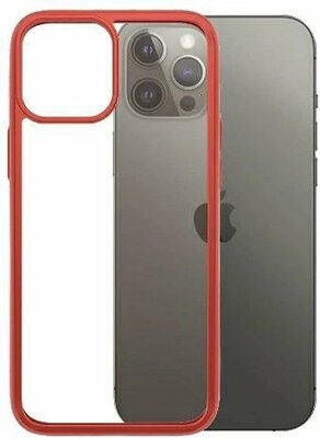 PanzerGlass ClearCase iPhone 12 Pro Max hoesje Rood