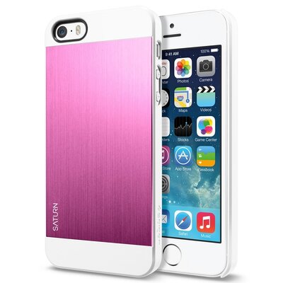 Spigen SGP Saturn-H&uuml;lle f&uuml;r iPhone 5S/SE in Metal Pink