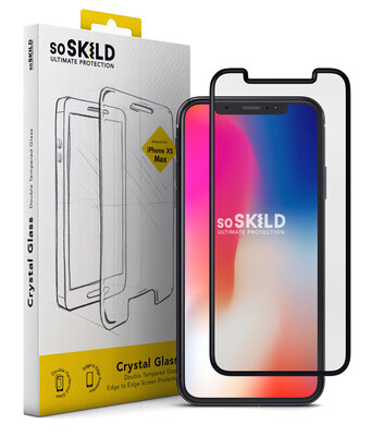 SoSkild&nbsp;Double Glass&nbsp;iPhone Xs Max screenprotector