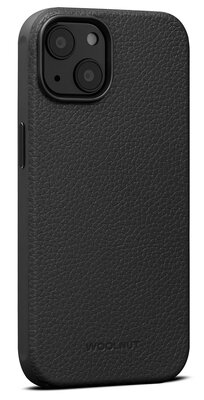 Woolnut leren MagSafe iPhone 14 hoesje&nbsp;zwart