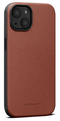 Woolnut leren MagSafe iPhone 14 hoesje&nbsp;cognac