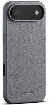 Woolnut leren MagSafe iPhone 17 Air hoesje grijs