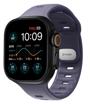Nomad Tempo FKM Apple Watch Ultra 49 mm bandje dusk