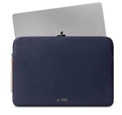 TechProtection Fleece MacBook 13 / 14 inch sleeve navy