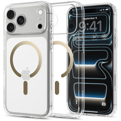 Spigen Ultra Hybrid MagSafe iPhone 18 Pro hoesje goud