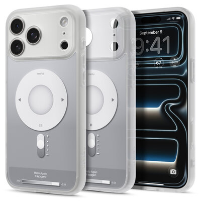 Spigen Ultra Hybrid MagSafe iPhone 18 Pro hoesje classic zilver