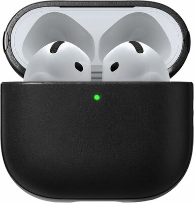 Nomad Modern Leather AirPods 5 / AirPods 4 hoesje zwart