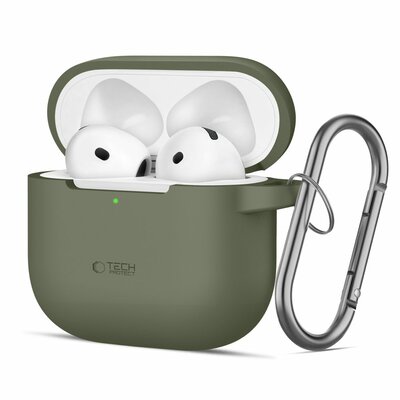 TechProtection siliconen&nbsp;AirPods 5 / AirPods 4 hoesje groen