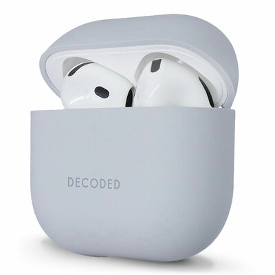 Decoded siliconen AirPods 5 / AirPods 4 hoesje grijs