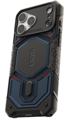 UAG Monarch Pro MagSafe iPhone 18 Pro hoesje kevlar blauw