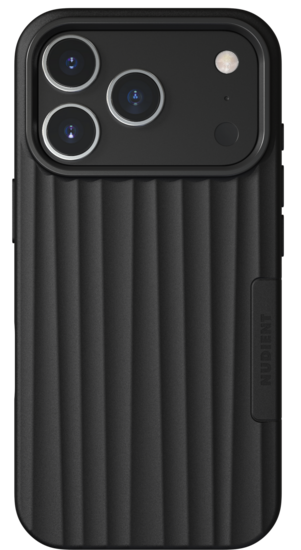 Nudient Bold MagSafe iPhone 17 Pro hoesje zwart