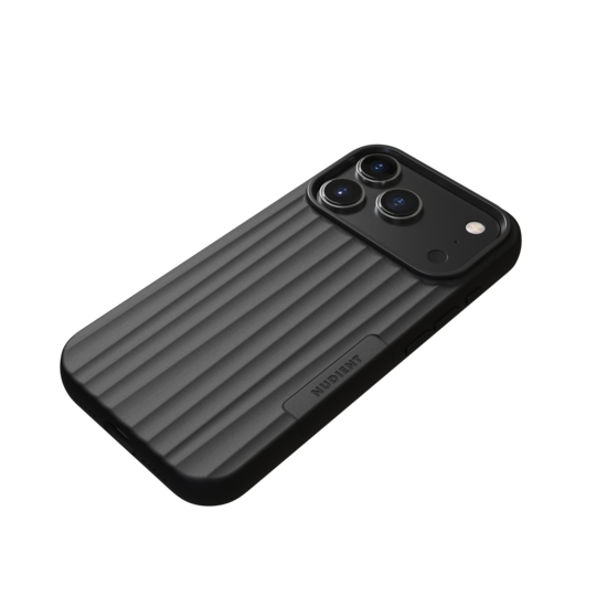 Nudient Bold MagSafe iPhone 17 Pro hoesje zwart