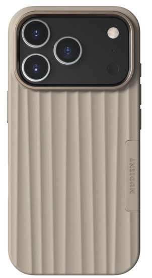 Nudient Bold MagSafe iPhone 17 Pro hoesje beige
