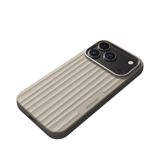 Nudient Bold MagSafe iPhone 17 Pro hoesje beige