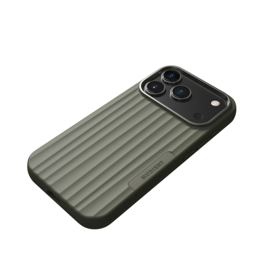 Nudient Bold MagSafe iPhone 17 Pro hoesje groen