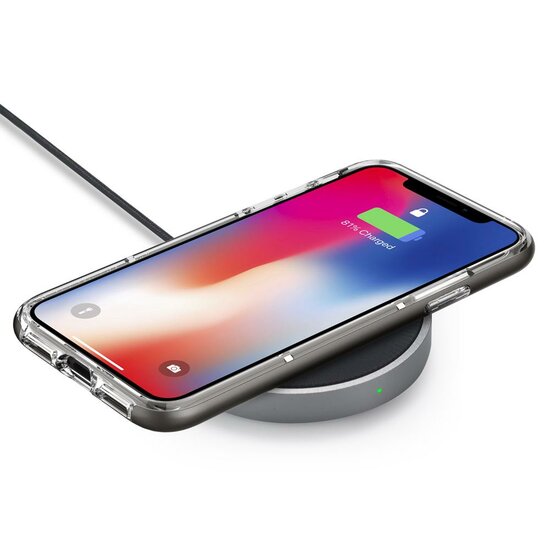 Spigen F306W Qi Wireless Charger draadloze oplader Grijs
