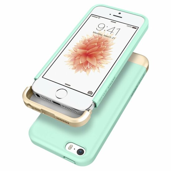 Spigen Style Armor iPhone SE/5S hoesje Mint