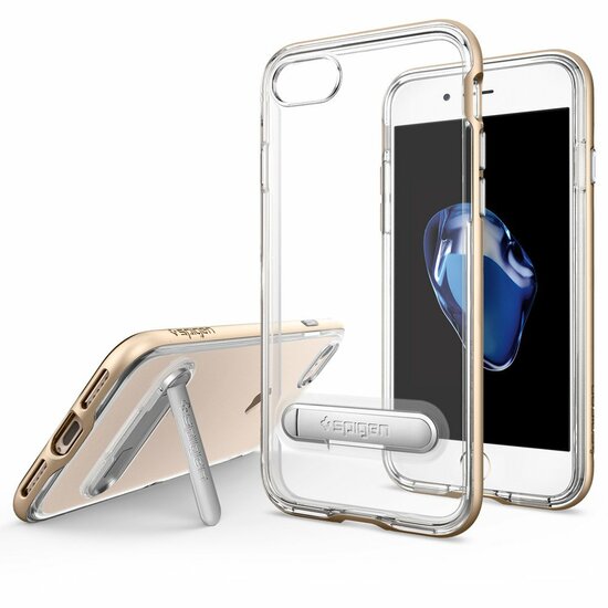 Spigen Hybrid Crystal iPhone 7 hoesje Gold