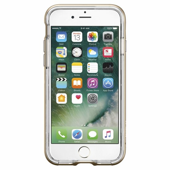 Spigen Hybrid Crystal iPhone 7 hoesje Gold