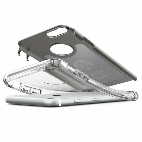 Spigen Hybrid Armor iPhone 7 hoesje Gun Metal