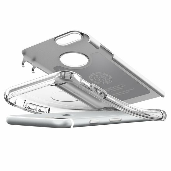 Spigen Hybrid Armor iPhone 7 hoesje Silver
