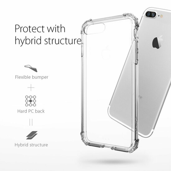 Spigen Crystal Shell iPhone 7 Plus hoes Clear