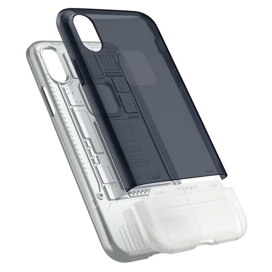 Spigen Classic C1 iPhone X hoesje Grijs