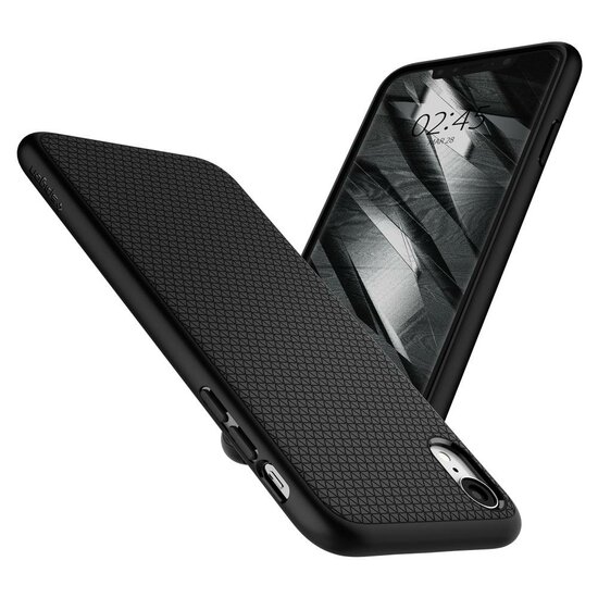 Spigen Liquid Air iPhone Xr hoesje Zwart