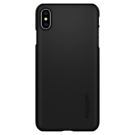 Spigen Thin Fit iPhone XS Max hoesje Zwart
