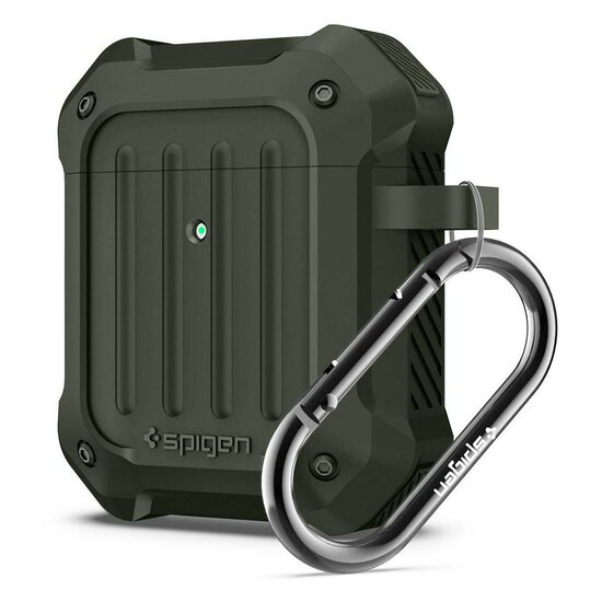Spigen Tough Armor AirPods hoesje Groen