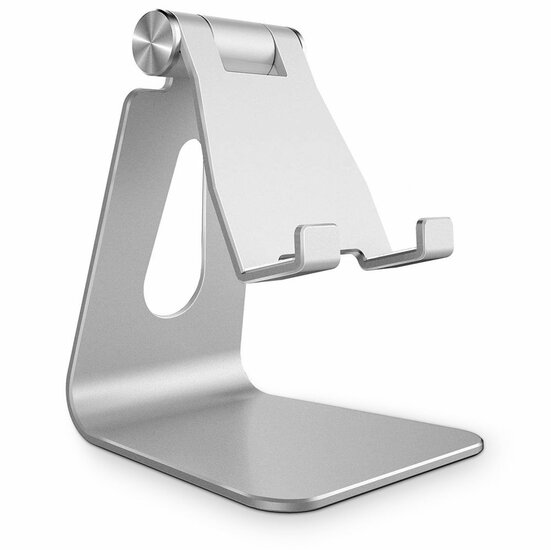 TechProtection AluStand iPhone standaard Zilver