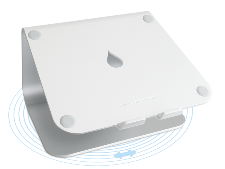 RainDesign mStand 360 draaibare MacBook standaard Zilver