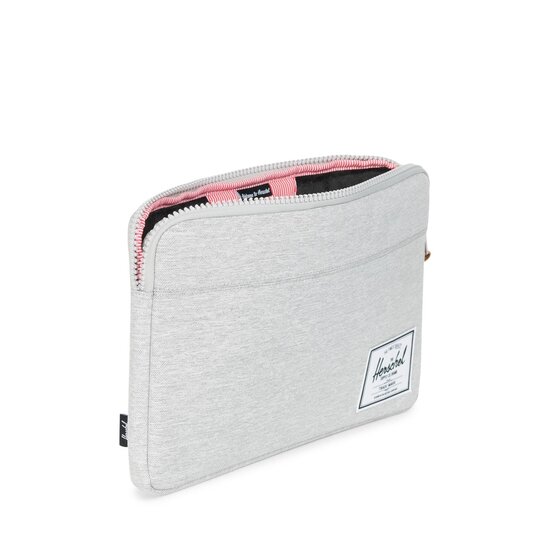 Herschel Supply Anchor 12 inch sleeve Crosshatch Grijs