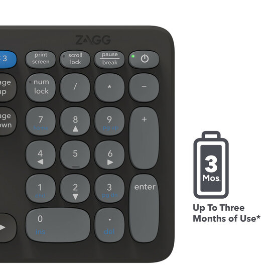 ZAGG Bluetooth full size toetsenbord zwart