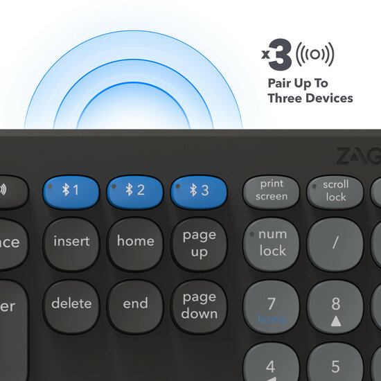 ZAGG Bluetooth full size toetsenbord zwart