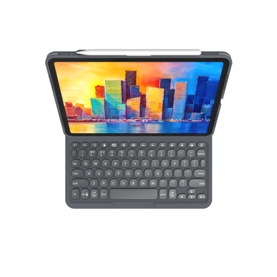 ZAGG Pro Keys iPad 2022 10.9 inch toetsenbord hoesje Zwart