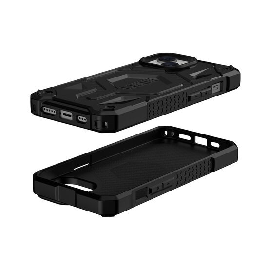 UAG Monarch Pro MagSafe iPhone 14 Plus hoesje carbon 