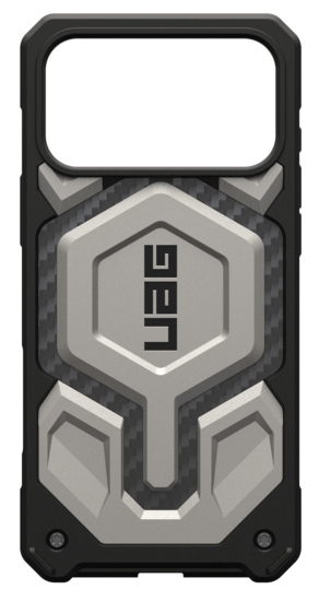 UAG Monarch Pro iPhone 17 Pro Max hoesje titanium